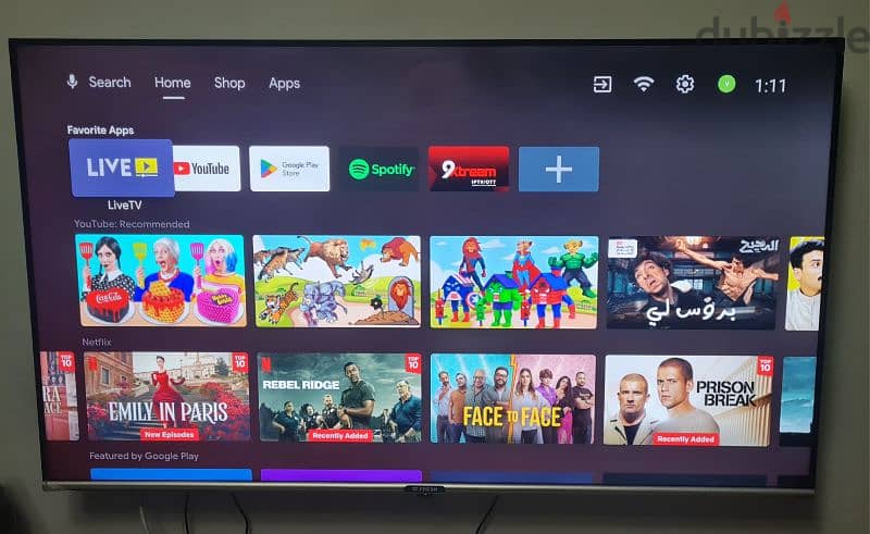 4K Smart Android TV  50-inch 1