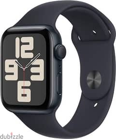 Apple Watch SE 23 44mm Midnight Black - New Sealed ساعة أبل إس إي ٢٣ 0