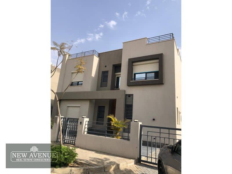 Standalone fully furnished with ACs and kitchen  in pk2 new cairo 4