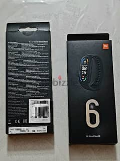 Smartwatch Mi band 6 جديدة بقفله المصنع بضمان سنه من توكيل شاومى