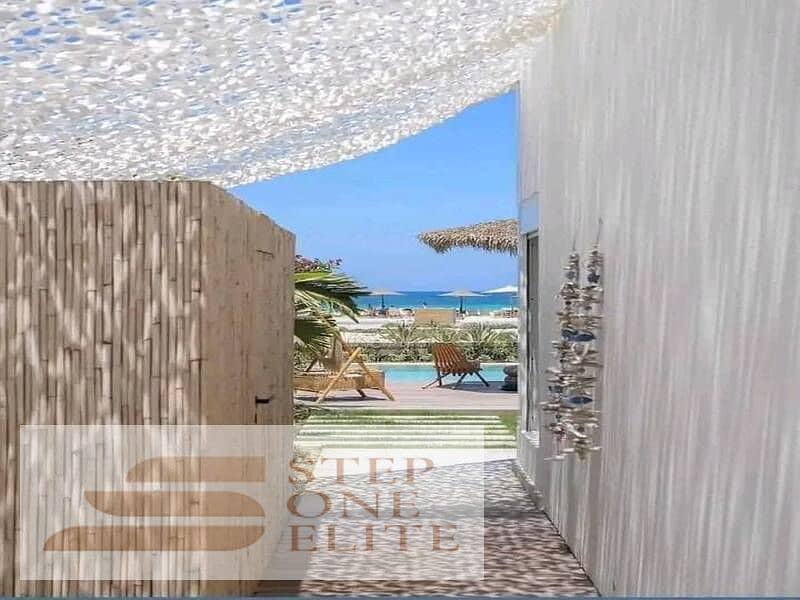 Installments over 10 years in Ain Sokhna, chalet for sale on the sea 8