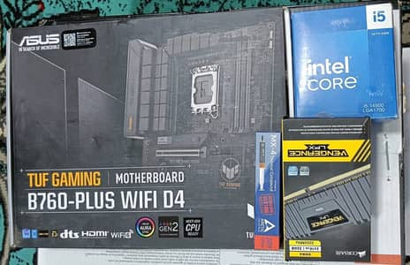 ASUS B760-Plus WIFI +Intel Core I5 14500 + Corsair LPX 32GB 2*16GB 3