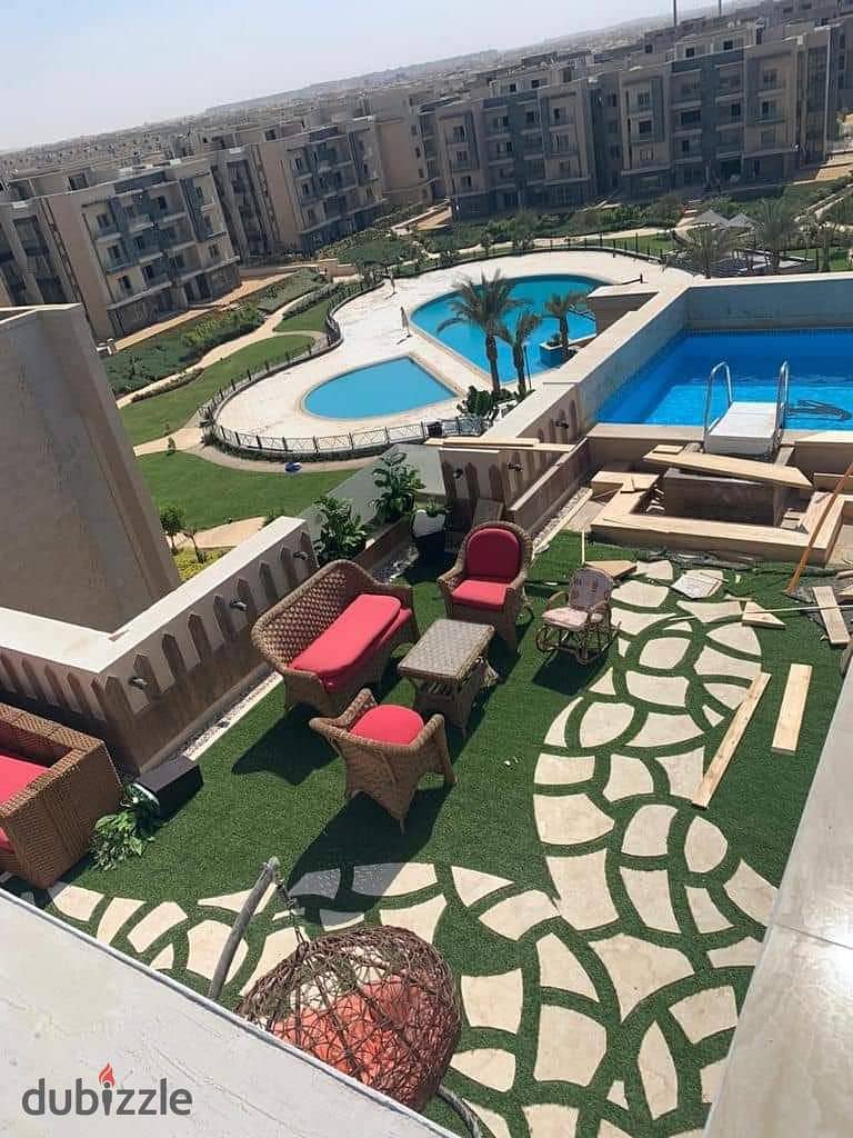 Penthouse Logta ready to preview for sale in installments A distinctive view in the heart of the Fifth Settlement in Galleria Compound 1