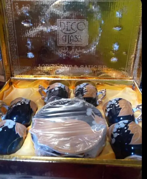 فناجين قهوة وطباق اركوبال