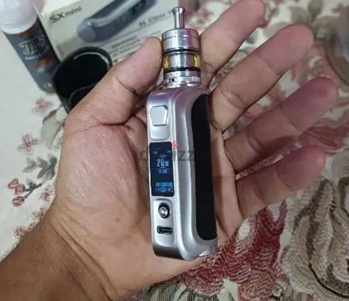 للبيع Vape SX mini الافضل مستعمل يشبه الجديد من غير علب اساسا 1