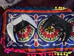 PlayStation 5 standered with 2 controllers