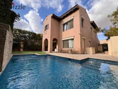 For Rent Luxury Furnished Villa with Swimming Pool in Compound Mivida