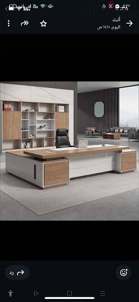 مكتب خشب / مكتب مدير / مكتب مودرن / اثاث مكتبي / office furniture/desk 4