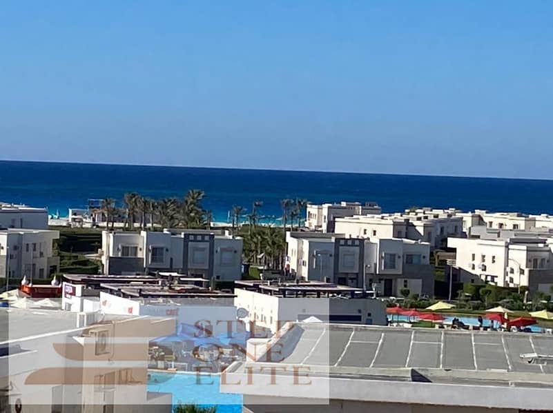 2-room chalet for sale in installments on the sea in Amwaj Village, North Coast 7