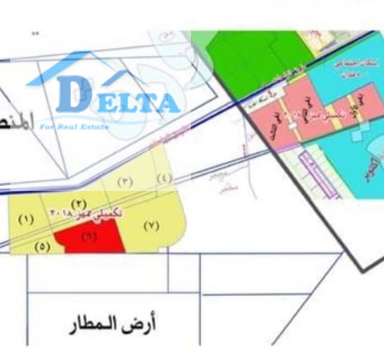 للبيع قطعة ارض مسلسل 7 شمال المطار 0