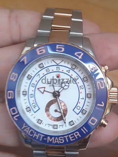 Rolex yachtmaster 2 half gold mirror 0riginal 
sapphire crystal 9