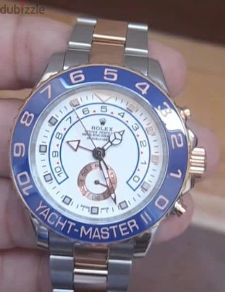 Rolex yachtmaster 2 half gold mirror 0riginal 
sapphire crystal 11