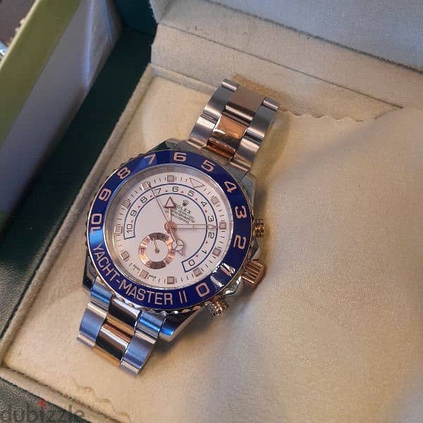 Rolex yachtmaster 2 half gold mirror 0riginal 
sapphire crystal 13