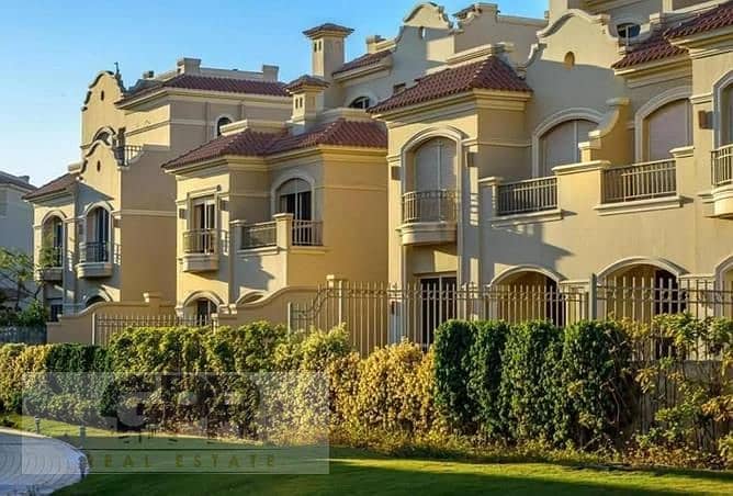 Ready to move Twin villa for sale in Patio 5 New Cairo 341m with installments  لافيستا باتيو 5 ايست الشروق 3