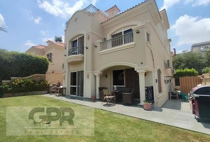 Ready to move Twin villa for sale in Patio 5 New Cairo 341m with installments  لافيستا باتيو 5 ايست الشروق 6