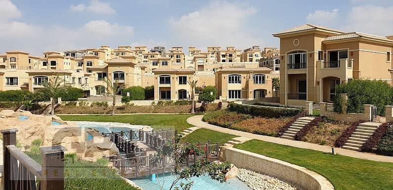 Standalone Villa foe sale in Stone Park New Cairo 417m with installments 10