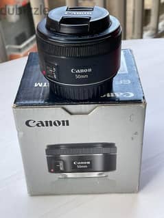 lens 50 mm canon stm لينس كانون 50 مللي زيرو