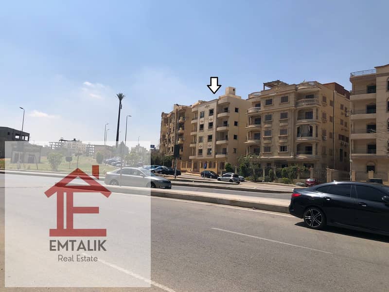 Apartment for sale in Narges building 180 meters, consisting of 3 bedrooms, 2 bathrooms, a terrace, and a 3-piece reception area, a view of the garden 2