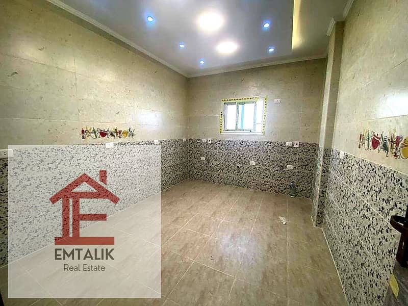 Apartment for sale in El Banafseg villas area 250, view garden ,minutes from Teseen Street 4