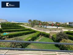 Ready to Move, Sea View, Fully Finished and Furnished Twin House with Prime Location Facing Greenery and Pool in Amwaj