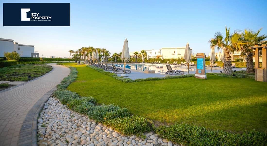 Lowest Price in Amwaj! Fully Finished Chalet Ground with Garden with Prime Location in North Coast!! 7