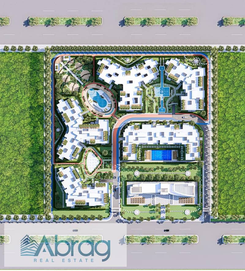 For sale, 120 sqm apartment, 3 rooms, in Bahjat Sheikh Zayed compound, near Hyper, installments for 9 years 3