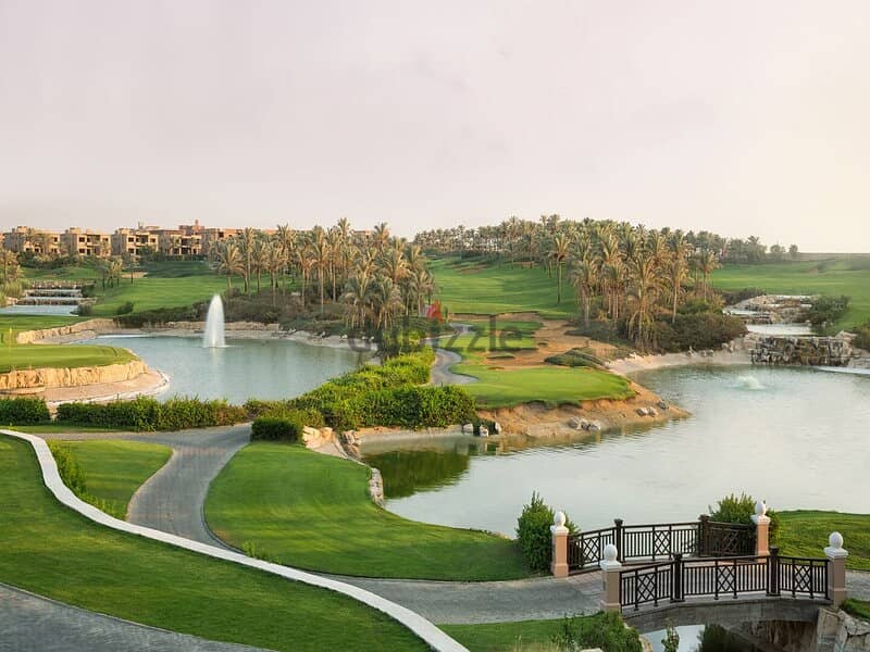 On Golf in Katameya Dunes اول سكن علي جولف القطامية ديونز بحمام سباحة 0