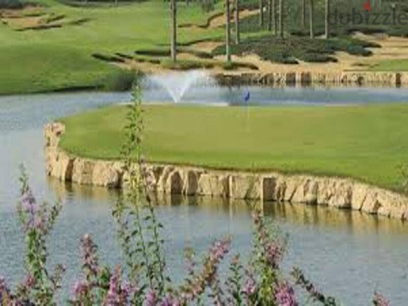 On Golf in Katameya Dunes اول سكن علي جولف القطامية ديونز بحمام سباحة 1