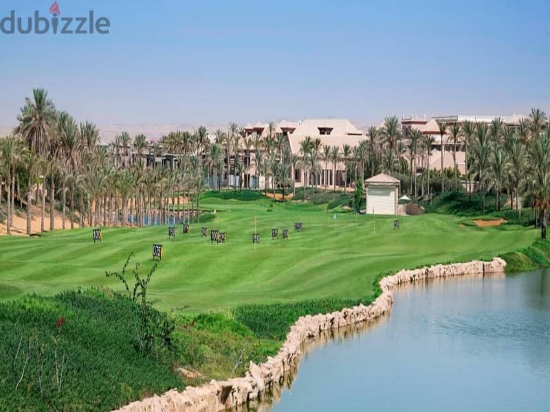 On Golf in Katameya Dunes اول سكن علي جولف القطامية ديونز بحمام سباحة 5