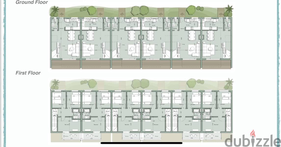 تاون هاوس لوفت للبيع استلام فوري في فوكا باي townhouse sale fouka bay 5