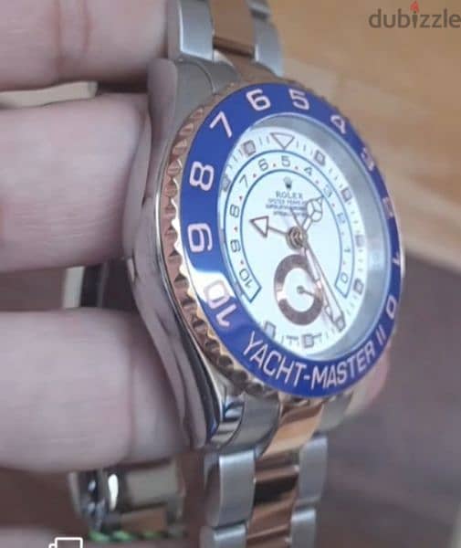 Rolex yachtmaster 2 half gold mirror 0riginal 
sapphire crystal 8