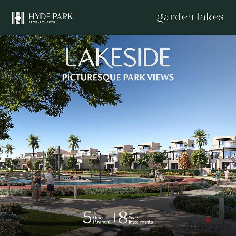 بمقدم 5% فقط انتهز فرصة تاون فيلا للبيع مع Hyde Park في ارقى Community في أكتوبر 5