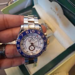 Rolex yachtmaster 2 half gold mirror 0riginal 
sapphire crystal