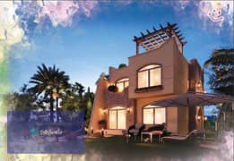 80 sqm chalet in Ras Sedr, sea, pool view, in installments over 5 years, on Sharm El Sheikh Road