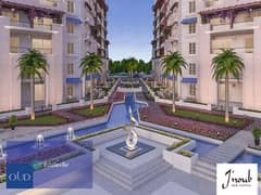 Contracting with a down payment of 513 thousand for a 3-room apartment in a garden in front of Al-Futtaim Mall, in installments over 6 years.