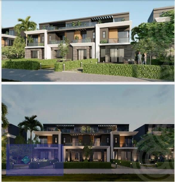 Sky villa, in installments over 10 years, with a down payment of 405,000. View on Madinaty villas directly. 1