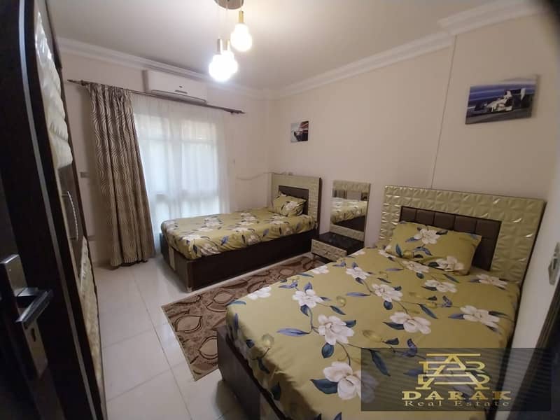 Furnished Ground Floor Apartment with Garden for Rent in Madinaty, B7 17