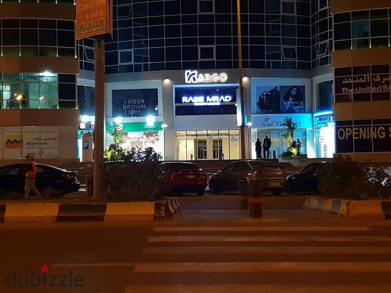 مكتب للايجار 128 متر متشطب سوبر لوكس في كارجو مول الشيخ زايد خلف سعودي ماركت - Kargo Mall Zayed 3