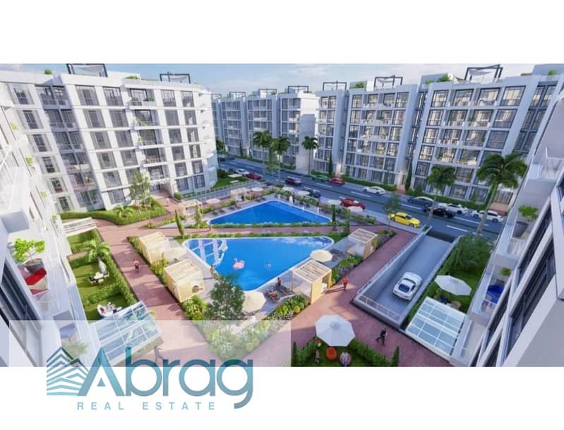 For sale, 106 sqm apartment, finished, in Rovan City, Sheikh Zayed, near Hyper, installments for 8 years 2