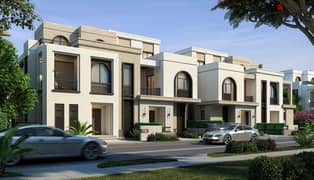 Townhouse 259 m 30% less than market price in installments in Ever Compound, Fifth Settlement, in front of Hyde Park   كمبوند ايفر