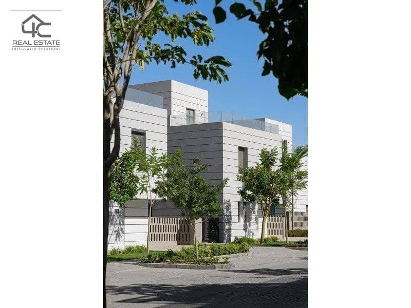 In installments, a middle townhouse with penthouse semi finished with prime view in Al Burouj  Compound 11