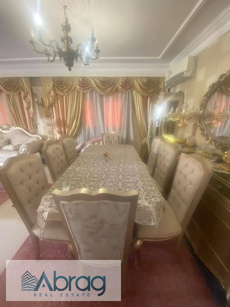 For sale, 190 sqm apartment, 3 rooms, finished with kitchen, View Landscape Compound, Zayed 2000, Sheikh Zayed 2