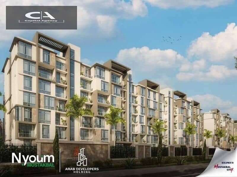 With only 5% down payment, own your apartment in Nyoum Compound Prime location view on golf live | Installments over the longest payment plan 2