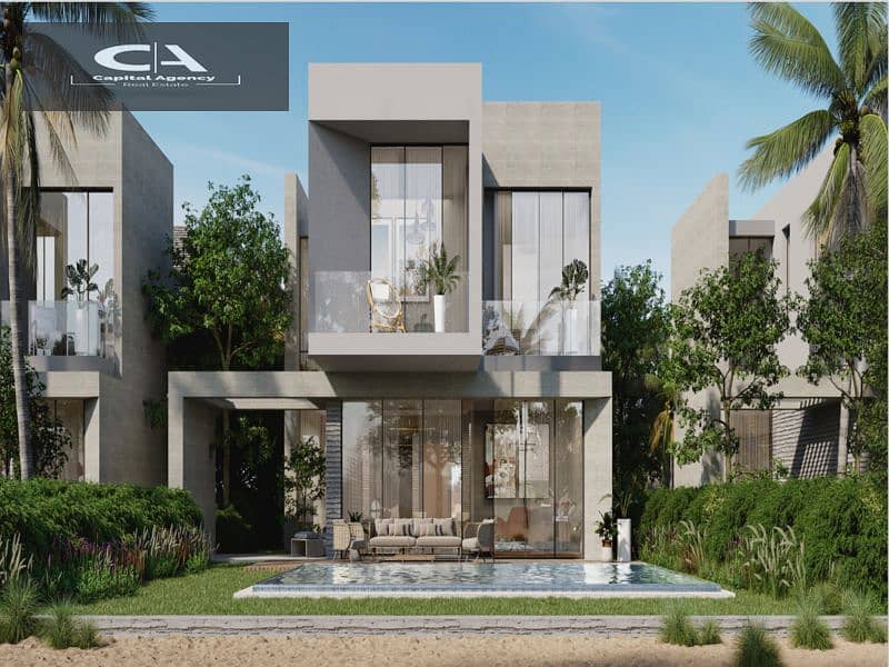 Own a chalet in Ras El Hekma with a 10% down payment and cash discount 29% , fully finished, in  Azha North 2