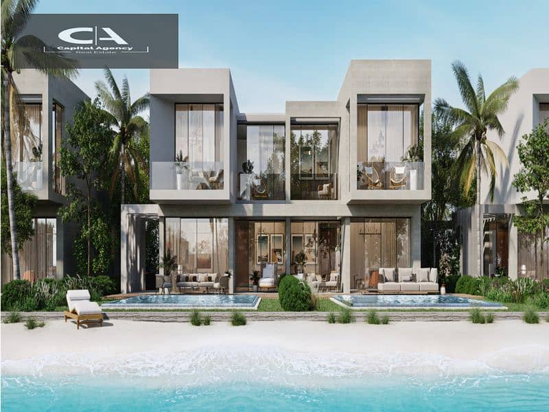 Own a chalet in Ras El Hekma with a 10% down payment and cash discount 29% , fully finished, in  Azha North 3