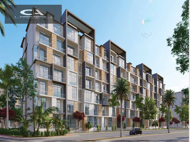 3-bedroom apartment for sale in Nyoum Mostakbal City Compound with a view directly on the golf | Down payment  5% | 30% cash discount 0