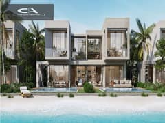 Fully finished chalet with kitchen and air conditioners in Azha Al Sahel, Ras Al Hekma - With only 5% down payment - 29% discount on cash 0