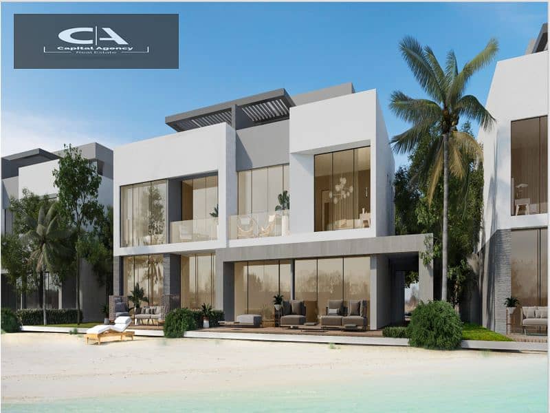 With only 5% down payment, a fully finished chalet with kitchen and air conditioners in Ras Al-Hekma, with a view of the lagoon | 29% cash discount 3