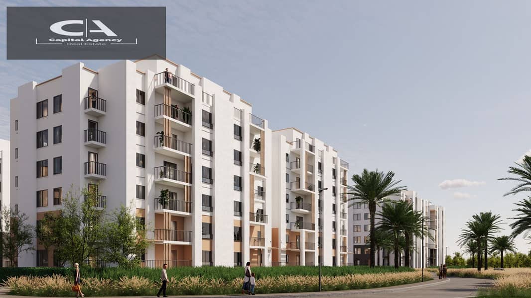 Apartment 150 meters with garden in the best location in New Zayed at Place Gate | Only 15% down payment, fully finished - delivery soon 4