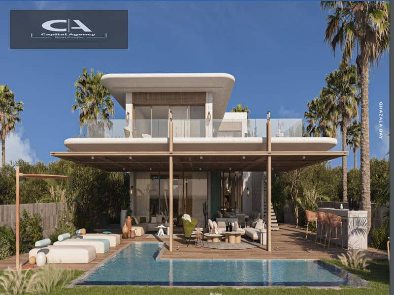 With a 40% cash discount, a distinctive chalet for sale in Zoya North Coast | View directly on the lagoon 7